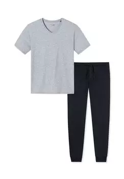 Пижамный микс SCHIESSER, цвет Schwarz Grau
