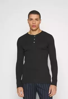Пижамный топ LONG SLEEVE HENLEY Levi's, черный