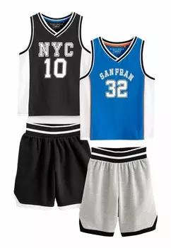Пижамы 2 PACK, REGULAR FIT SET Next, черный/синий