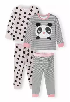 Пижамы 2 Pack Set MINOTI, цвет pink black