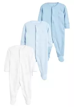 Пижамы 3 PACK Next, цвет blue