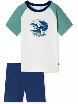 Пижамы casual world из органического хлопка Schiesser, белый