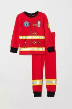 Пижамы из джерси H&M, красный