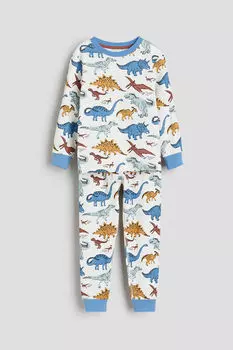 Пижамы из джерси H&M, белый