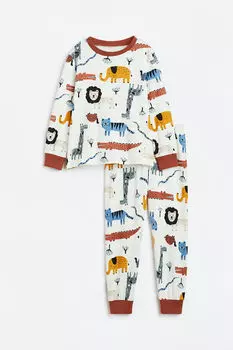 Пижамы из джерси H&M, белый