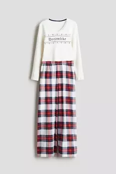 Пижамы из джерси H&M, белый