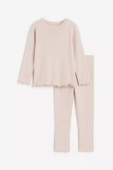 Пижамы из джерси H&M, розовый