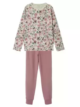 Пижамы Name It "NKFNIGHTSET NOSTALGIA FLOWER NOOS" (набор, 2 шт.), цвет Nostalgia Rose