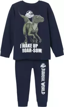 Пижамы Name It "NMMNEDAT JURASSIC NIGHTSET SKY" (комплект, 2 шт.), цвет Dark Sapphire