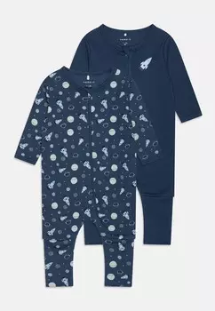 Пижамы NBMNIGHTSUIT ZIP DARK SPACE 2 PACK Name it, темно-синий