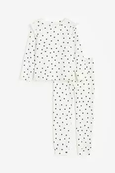 Пижамы с принтом H&M, белый