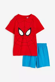 Пижамы с принтом H&M, красный