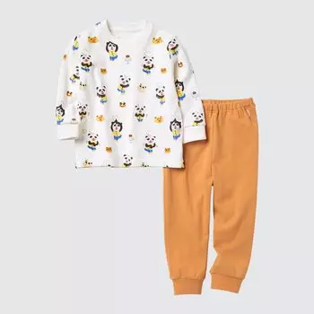 Пижамы с принтом UT The Picture Book Collection UNIQLO, оранжевый