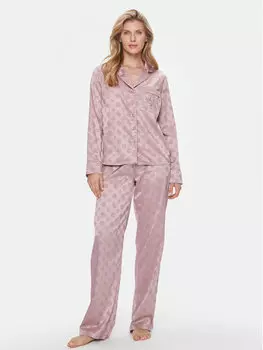 Пижамы стандартного кроя Guess, розовый