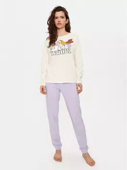 Пижамы стандартного кроя United Colors Of Benetton, фиолетовый