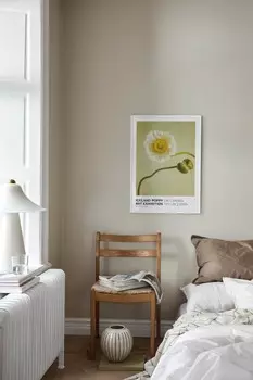Плакат с исландским маком Postery, 50x70 см, зеленый