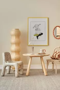 Плакат с носками пеппи Postery, 50x70 см, черный