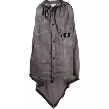 Плащ мужской серый Stone Island, серый