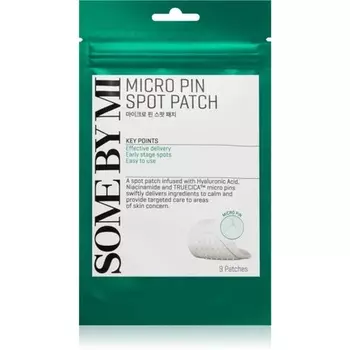 Пластырь Micro Pin Spot Patch - лечение акне для проблемной кожи (9 пластырей) Some By Mi