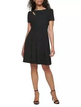 Платье а-силуэта Dkny с вырезами, черный