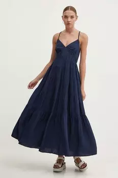 Платье Abercrombie & Fitch, темно-синий