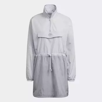 Платье Adidas Long Sleeve Windbreaker, светло-серый