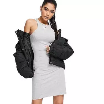 Платье Adidas Originals Essentials Bodycon, серый