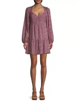 Платье AFRM с цветочным принтом imara babydoll, розовый