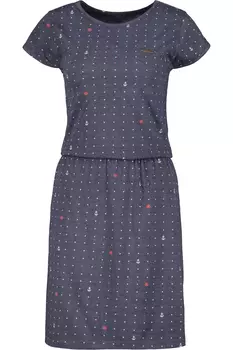 Платье alife and kickin Blusen, Jersey, Mini, Shirt, Sommer, Strand ShannaAK B, цвет marine melange