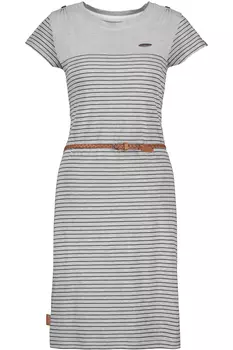 Платье alife and kickin Blusen, Jersey, Mini, Shirt, Sommer, Strand LeoniceAK B, цвет cloudy melange