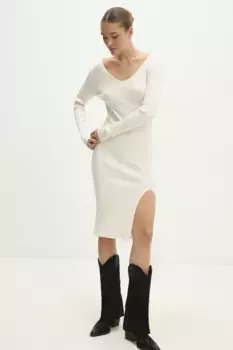 Платье Answear Lab, бежевый