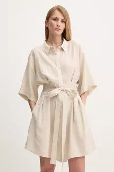 Платье Answear Lab, бежевый