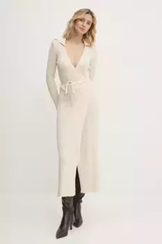 Платье Answear Lab, бежевый