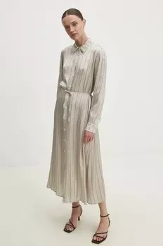 Платье Answear Lab, бежевый