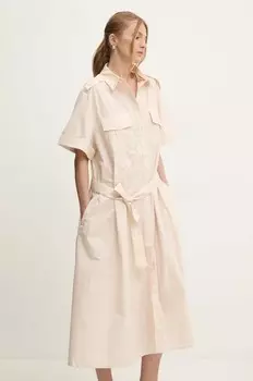Платье Answear Lab, бежевый