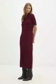Платье Answear Lab, гранатовый