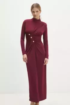 Платье Answear Lab, гранатовый