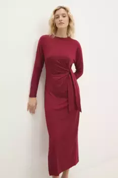 Платье Answear Lab, гранатовый