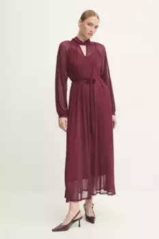 Платье Answear Lab, гранатовый