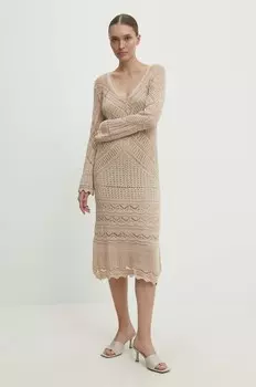 Платье Answear Lab, коричневый