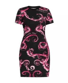 Платье aw24 женская мода Versace Jeans Couture, мультиколор