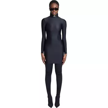 Платье Balenciaga Polyamide, черный
