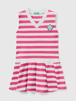 Платье Benetton, цвет pink/wei