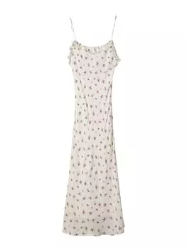 Платье Bershka, белый