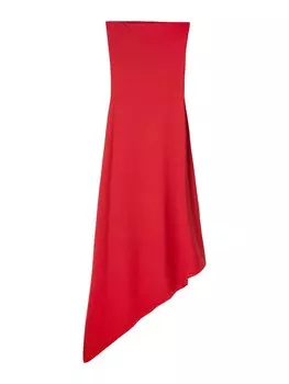 Платье Bershka, цвет Dark red