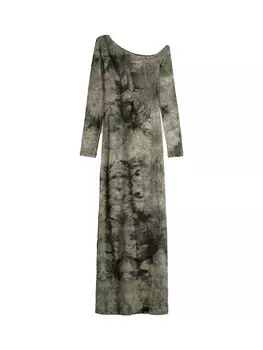 Платье Bershka, хаки