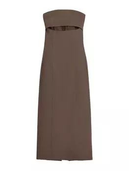 Платье Bershka, коричневый
