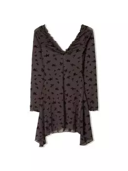 Платье Bershka, коричневый
