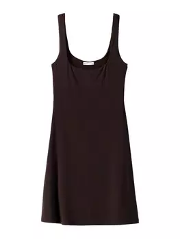 Платье Bershka, темно коричневый