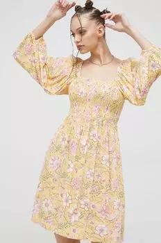 Платье Billabong, желтый